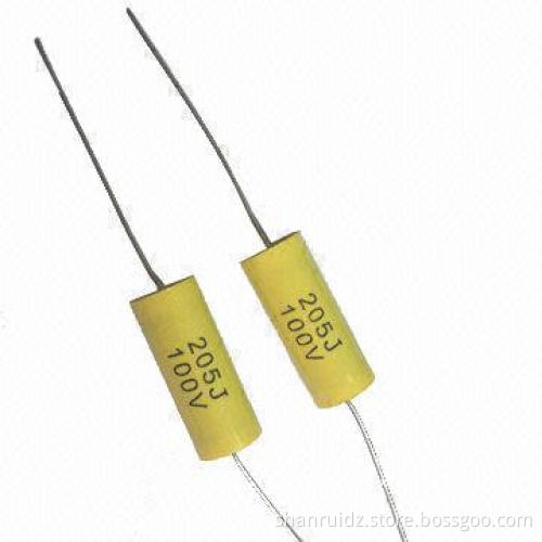 Metallized Polypropylene Film Capacitor in Axial, Used for Welder Machines, Power Amplifier